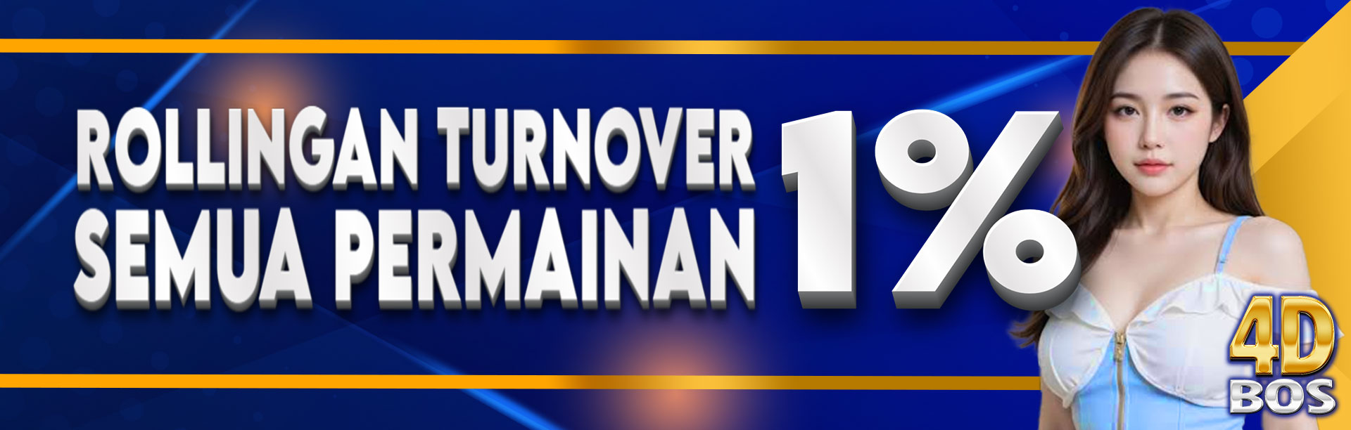 4DBOS - Rollingan Turnover 1% semua permainan